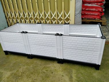 Chậu nhựa trồng cây lắp ghép thông minh 120x40x50cm