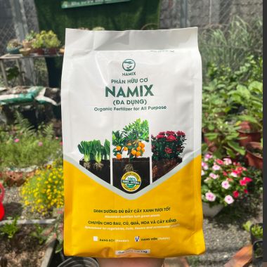Phân hữu cơ đa dụng namix bịch 1kg trồng rau, củ, quả, hoa và cây kiểng