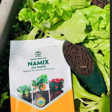 Phân hữu cơ đa dụng namix bịch 1kg trồng rau, củ, quả, hoa và cây kiểng