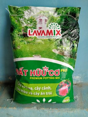 Đất hữu cơ Lavamix Pro bao 22 lít trồng rau và hoa kiểng
