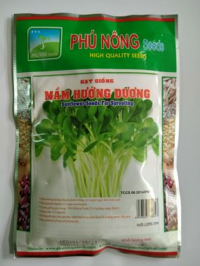 Hạt giống rau mầm hướng dương Phú Nông gói 50gr