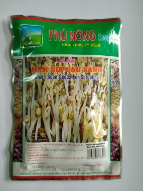 Hạt giống mầm giá đậu xanh bịch 100gr