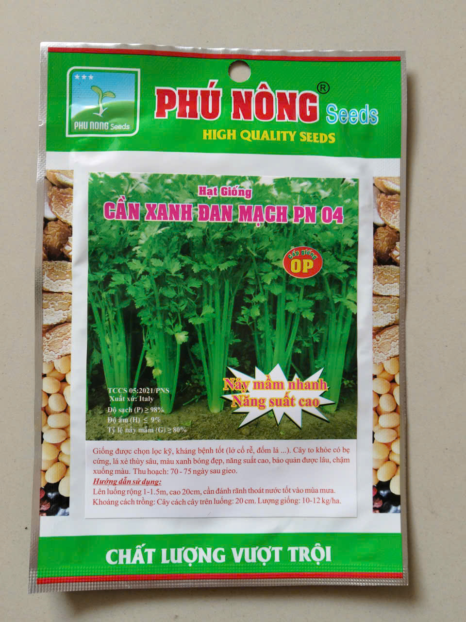 Hạt giống rau cần tây Đan Mạch
