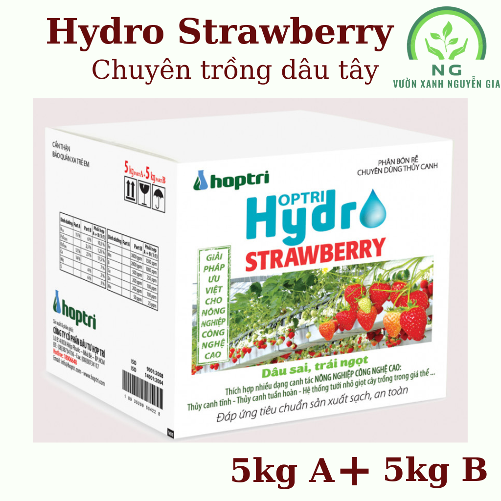 Dung dịch thủy canh dâu tây Hydro Strawberry 10kg