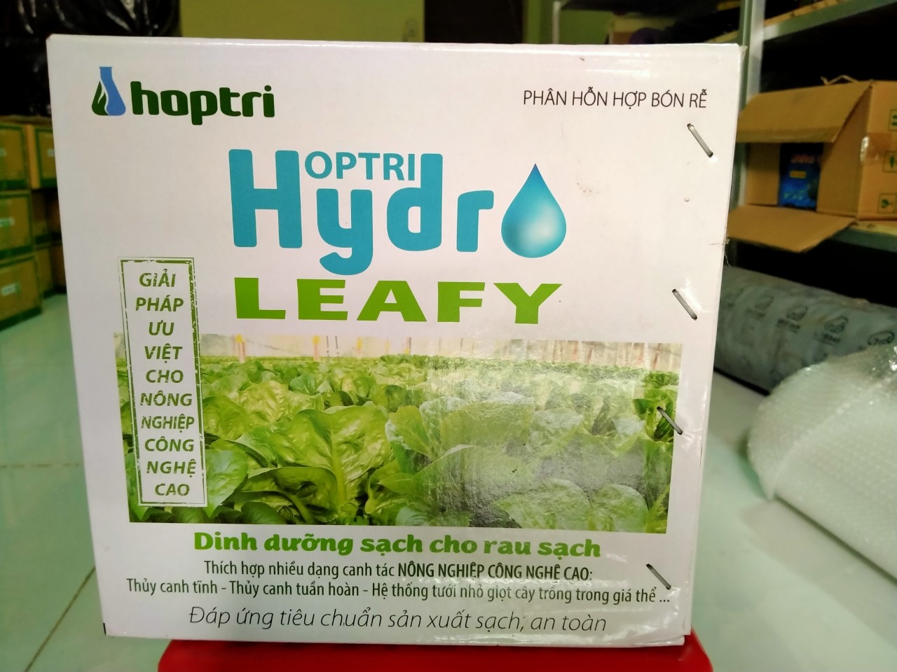 Dung dịch trồng rau thủy canh Hợp Trí Hydro Leafy 1kg A + 1kg B
