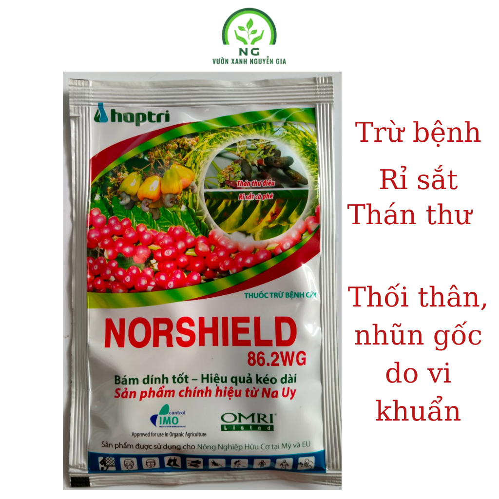 Thuốc trừ bệnh cây trồng Norshield 86.2WG gói 50g